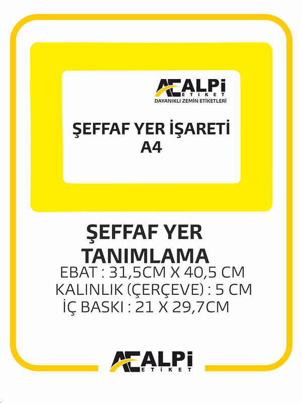 Şeffaf Yer Tanımlama