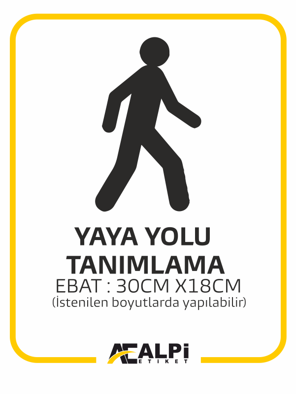 Yaya Yolu Tanımlama